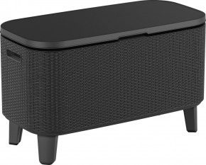Стол Беви Бар (Bevy Bar Large Cool Bar), графит в Можге - mozhga.mebel24.online | фото 2