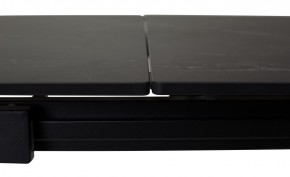Стол CORNER 120 MATT BLACK MARBLE SOLID CERAMIC / BLACK, ®DISAUR в Можге - mozhga.mebel24.online | фото 1