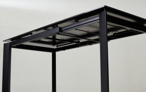 Стол CORNER 120 MATT BLACK MARBLE SOLID CERAMIC / BLACK, ®DISAUR в Можге - mozhga.mebel24.online | фото 2