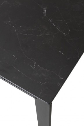 Стол CORNER 120 MATT BLACK MARBLE SOLID CERAMIC / BLACK, ®DISAUR в Можге - mozhga.mebel24.online | фото 5