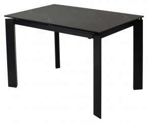 Стол CORNER 120 MATT BLACK MARBLE SOLID CERAMIC / BLACK, ®DISAUR в Можге - mozhga.mebel24.online | фото 9