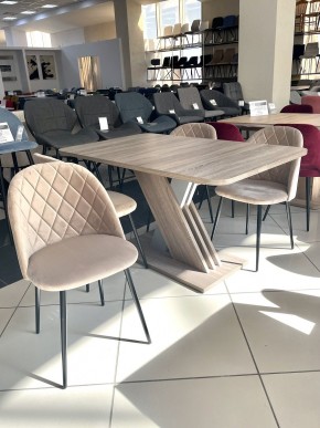 Стол EXEL 140 Дуб Трюфель/ Алюминий М-City в Можге - mozhga.mebel24.online | фото 2
