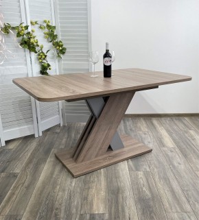 Стол EXEL 140 Дуб Трюфель/ Алюминий М-City в Можге - mozhga.mebel24.online | фото 3