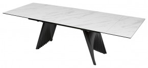 Стол IVAR 200 MARBLES KL-99 Белый мрамор, итальянская керамика, ®DISAUR в Можге - mozhga.mebel24.online | фото 1
