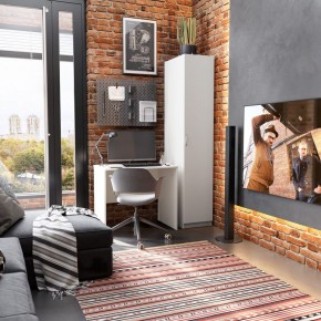 Стол КАСТОР письменный 80х50, цвет белый в Можге - mozhga.mebel24.online | фото