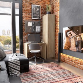 Стол КАСТОР письменный 80х50, цвет Дуб Сонома в Можге - mozhga.mebel24.online | фото 3