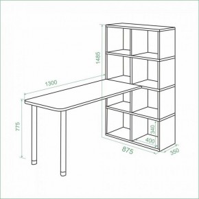 Стол компьютерный Bartolo в Можге - mozhga.mebel24.online | фото 2