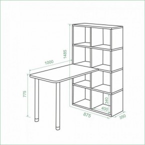 Стол компьютерный Bartolo в Можге - mozhga.mebel24.online | фото 2