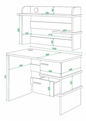 Стол компьютерный Домино нельсон СД-15 в Можге - mozhga.mebel24.online | фото 3