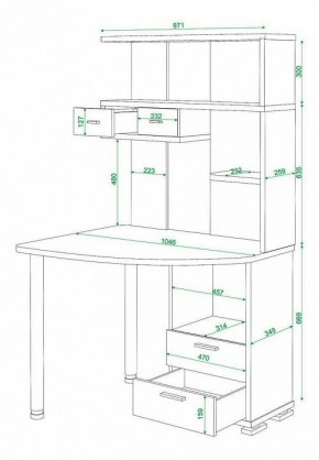 Стол компьютерный Домино нельсон СК-20 в Можге - mozhga.mebel24.online | фото 5