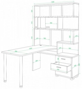 Стол компьютерный Домино нельсон СР-420/150 в Можге - mozhga.mebel24.online | фото 2