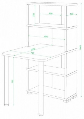 Стол компьютерный Домино СБ-10М/4 в Можге - mozhga.mebel24.online | фото 2