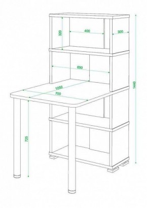 Стол компьютерный Домино СБ-10М4 в Можге - mozhga.mebel24.online | фото 3