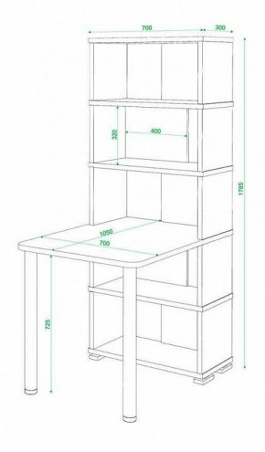 Стол компьютерный Домино СБ-10М5 в Можге - mozhga.mebel24.online | фото 4