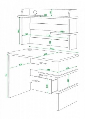 Стол компьютерный Домино СД-15 в Можге - mozhga.mebel24.online | фото 3