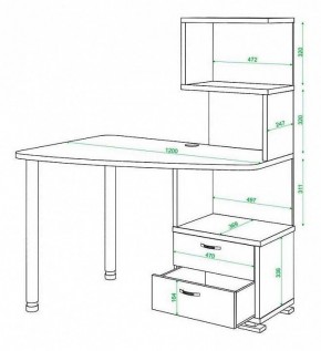 Стол компьютерный Домино СКМ-60 в Можге - mozhga.mebel24.online | фото 5