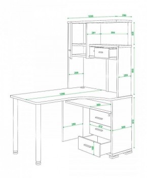 Стол компьютерный Домино СР-130 в Можге - mozhga.mebel24.online | фото 5