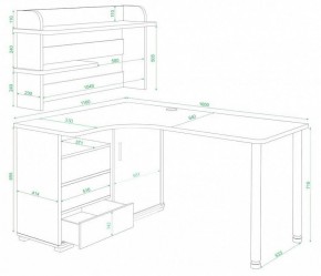 Стол компьютерный Домино СР-145М в Можге - mozhga.mebel24.online | фото 2