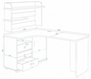 Стол компьютерный Домино СР-165 в Можге - mozhga.mebel24.online | фото 2