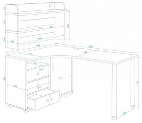 Стол компьютерный Домино СР-165М в Можге - mozhga.mebel24.online | фото 2