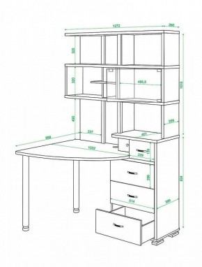 Стол компьютерный Домино СР-320 в Можге - mozhga.mebel24.online | фото 4