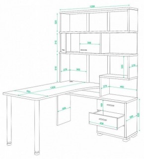 Стол компьютерный Домино СР-420/130 в Можге - mozhga.mebel24.online | фото 2