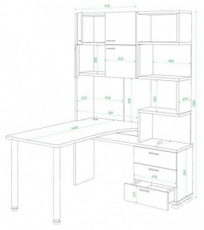 Стол компьютерный Домино СР-500М/140 в Можге - mozhga.mebel24.online | фото 2