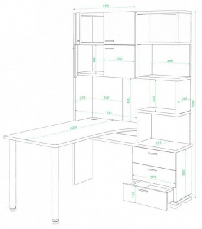 Стол компьютерный Домино СР-500М/160 в Можге - mozhga.mebel24.online | фото 2