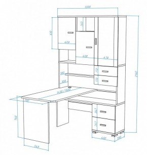 Стол компьютерный Домино СР-620/140 в Можге - mozhga.mebel24.online | фото 3