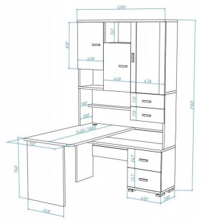 Стол компьютерный Домино СР-620/180 в Можге - mozhga.mebel24.online | фото 2