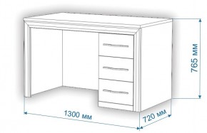 Стол компьютерный Нобиле СтЯ130+НСт130Д в Можге - mozhga.mebel24.online | фото 3