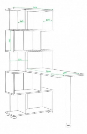 Стол компьютерный СЛ-5СТ в Можге - mozhga.mebel24.online | фото 2