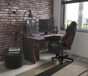 Стол компьютерный ВАРДИГ K1 120x82, антрацит/красный в Можге - mozhga.mebel24.online | фото 4