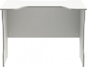 Стол компьютерный ВАРДИГ K2 100x82, белый/серебристый в Можге - mozhga.mebel24.online | фото 2