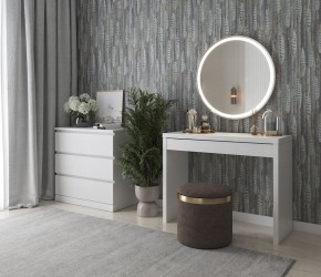 Стол косметический Энкель 100 белый в Можге - mozhga.mebel24.online | фото 4