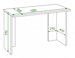 Стол офисный Домино Lite СКЛ-Прям120Р в Можге - mozhga.mebel24.online | фото 2