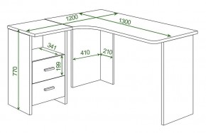 Стол письменный Домино Lite СКЛ-Угл 130 в Можге - mozhga.mebel24.online | фото 2