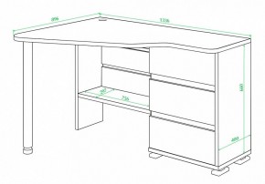 Стол письменный Домино СР-322С в Можге - mozhga.mebel24.online | фото 2