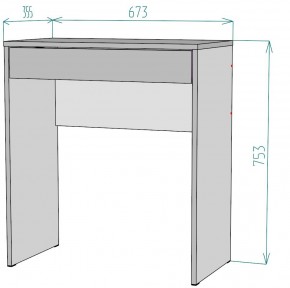 Стол письменный компьютерный T110 в Можге - mozhga.mebel24.online | фото 2