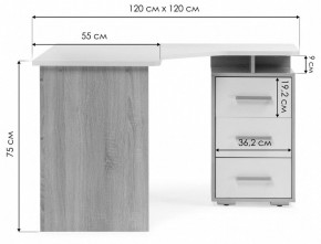 Стол письменный Лайт 2 в Можге - mozhga.mebel24.online | фото 7