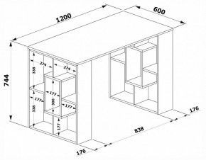 Стол письменный СПм-15 в Можге - mozhga.mebel24.online | фото 2