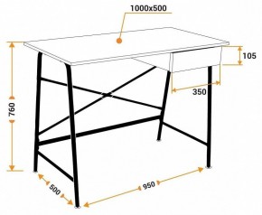 Стол письменный WD-12 в Можге - mozhga.mebel24.online | фото 10