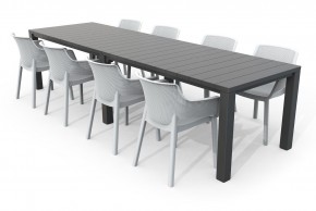 Стол раскладной Джули (Julie Double table 2 configurations) Графит в Можге - mozhga.mebel24.online | фото 6