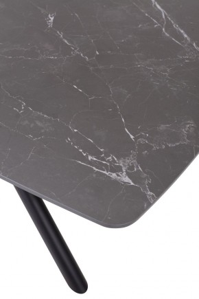 Стол RIVOLI 140 MATT BLACK MARBLE SOLID CERAMIC / BLACK, ®DISAUR в Можге - mozhga.mebel24.online | фото 10