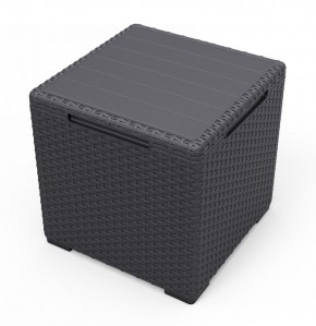 Стол с функцией хранения Виго (Vigo storage box) графит в Можге - mozhga.mebel24.online | фото 2