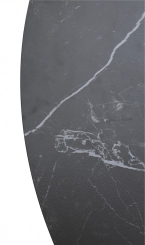 Стол TERNI 120 MATT BLACK MARBLE SOLID CERAMIC Черный мрамор матовый, керамика /Черн.каркас, ®DISAUR в Можге - mozhga.mebel24.online | фото 9