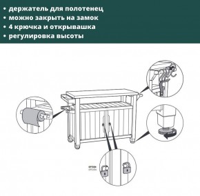 Столик для барбекю 207 Л (Unity XL 207L) в Можге - mozhga.mebel24.online | фото 9