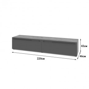 СТОУН С72 Тумба ТВ (золотой дуб/графит) в Можге - mozhga.mebel24.online | фото 2