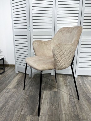 Стул AMARETTO VBP206 античный светло-бежевый, велюр без пальчикового эффекта /черный каркас, М-City в Можге - mozhga.mebel24.online | фото 7