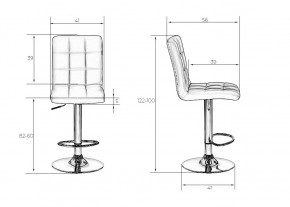 Стул барный DOBRIN KRUGER, фиолетовый в Можге - mozhga.mebel24.online | фото 8